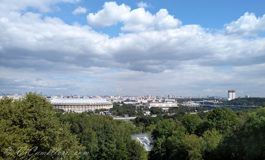 Москва, мотровая площадка на Воробьевых горах