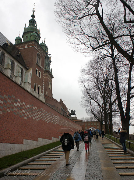 Польша, Краков. Около замка Вавель