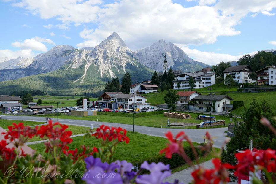 Австрия, Лермос. Вид из отеля Tirolerhof