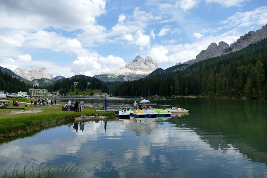 Альпийское озеро Мизурина (Lago di Misurina)