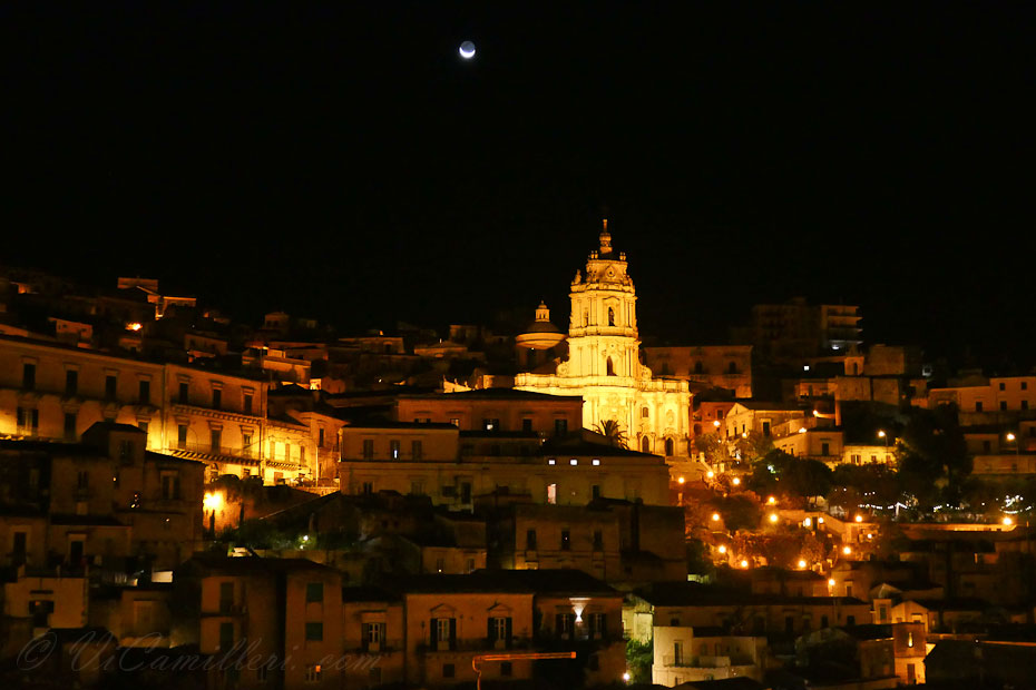 Храм Святого Георгия в Модике. Вечерняя панорама