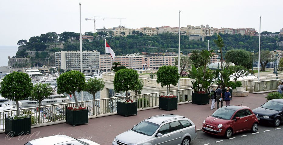 Monte-Carlo. Вид на Старый город Монако