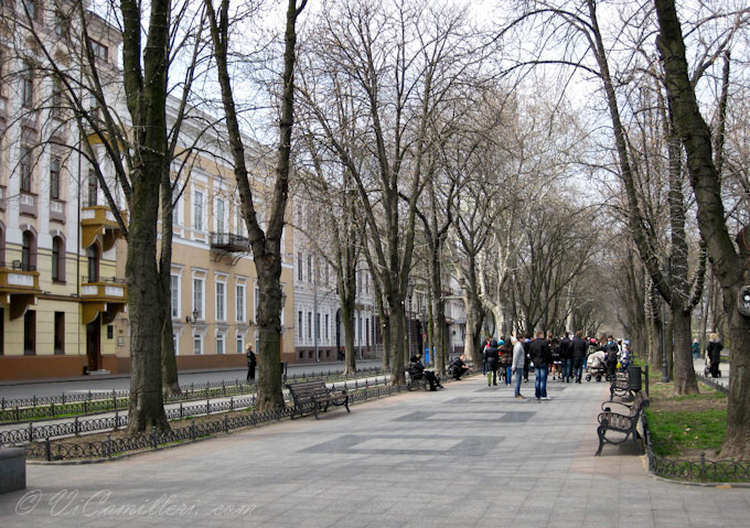 Одесса. В сквере