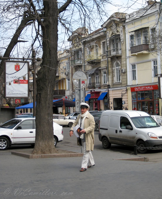 Остап Бендер на улице Одессы