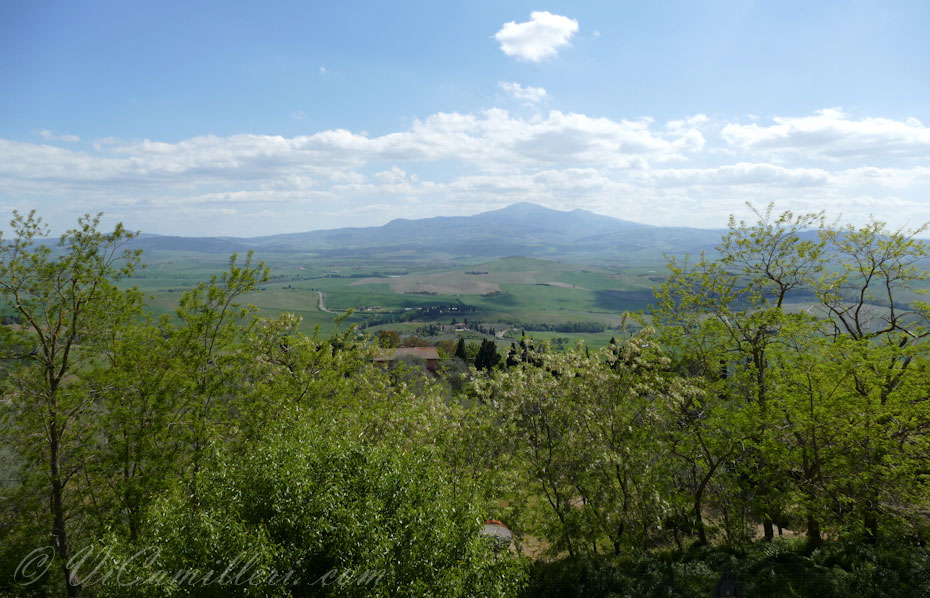 Италия. Панорама Тосканы из Пьенцы
