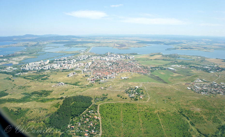 Болгария с борта самолета