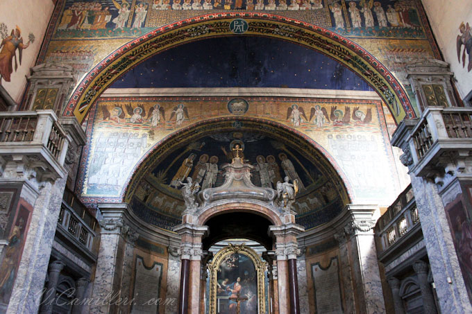 Италия, Рим. Церковь Святой Пракседы (Basilica di Santa Prassede)