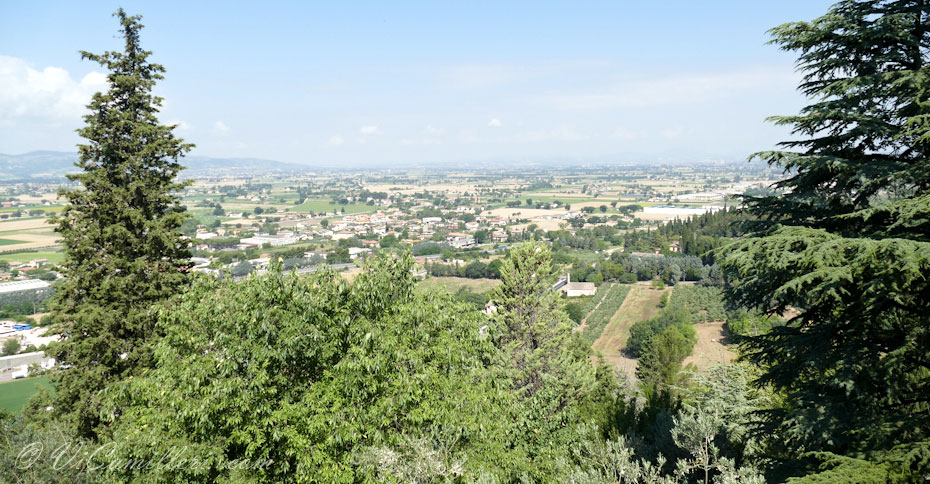 Панорама Умбрии из Спелло