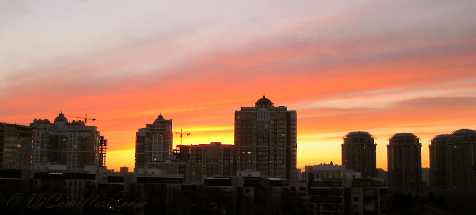 Закат над Москвой
