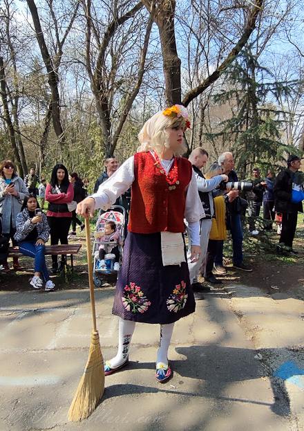 На карнавале кукеров в Ямболе