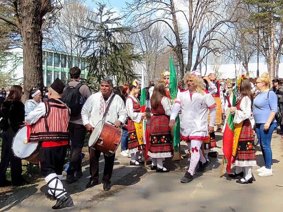 На карнавале кукеров в Ямболе