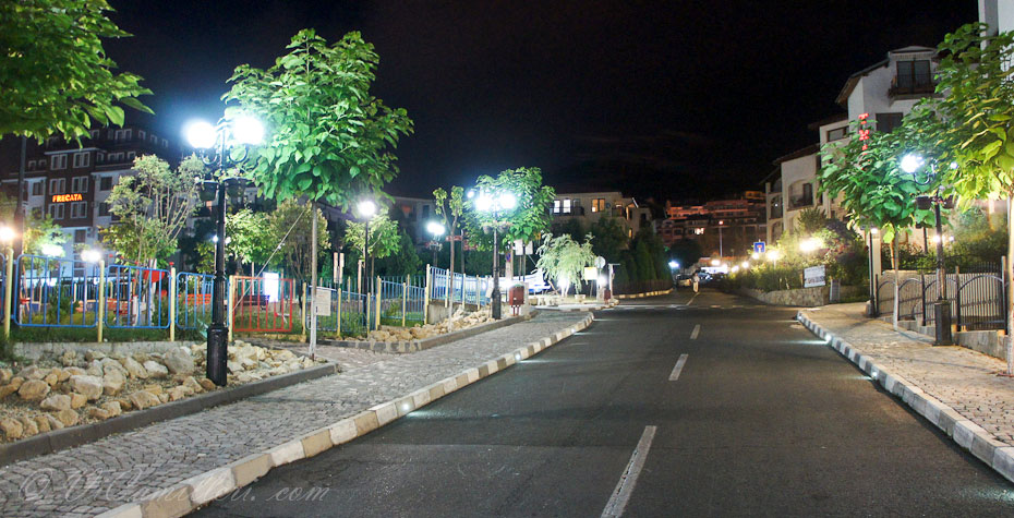 Болгария, Святой Влас. Ночью на улице города