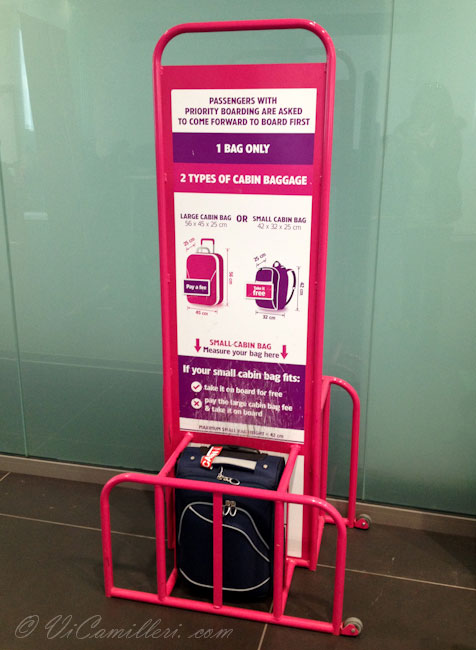 Ручная кладь авиакомпании Wizzair