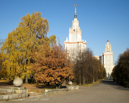 Москва, здание МГУ